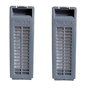 amazor washer lint filters magic filter  plastic magic filter compatible for samsung semi automatic washing machinedust filterlint filterwaste collector pack of 2