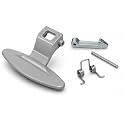 AMAZOR Washing Machine Door Handle Compatible with LG Door Handle Set with Spring, Latch, Lock (3650EN3005) Grey, 95 mm / 9.5cm