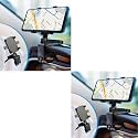 (2 Pack Dashboard Car Phone Mount, Multifunctional Car Mobile Holder 360-Degree Rotating, Car Dashboard Mobile Holder with Adjustable Spring Clip Phone Stand for Car 4 to 6.5 Inch Smartphones