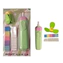 AMB Green Electric Eraser with Fan and Refills for Kids and Professionals with Great Life and Accuracy - 30 Refills