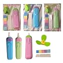 AMB Multi Color Electric Eraser with Fan and Refills for Kids and Professionals with Great Life and Accuracy - 30 Refills, Multi-Color