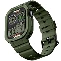 amBand Rugged Case with Band for Apple Watch Series 11 10 46mm, Shockproof &amp; Protective Sport Bumper Cover, Lightweight &amp; Comfortable Strap for Men &amp; Women, Green