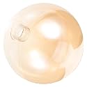 Hemobllo Amber Glass Globe Lamp Shade Replacement 4.72 in Round Ball Lampshade Light Cover for Ceiling Lamp Pendant Fixture Chandelier Glass Shade Accessory