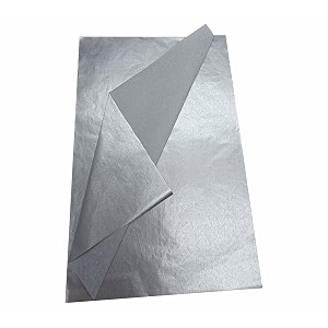 silver pack of 100 sheets ultra-thin tissue paper 18 gsm 50 x 75 cm  tissue paper for gift bags lightweight crafts and garment wrapping  not suitable for heavy-duty wrapping