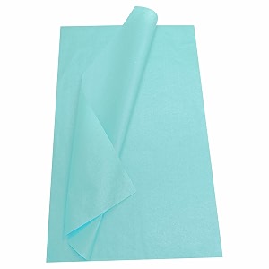 aqua blue pack of 100 sheets ultra-thin tissue paper 18 gsm 50 x 75 cm  tissue paper for gift bags lightweight crafts and garment wrapping  not suitable for heavy-duty wrapping