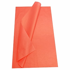 light orange pack of 100 sheets ultra-thin tissue paper 18 gsm 50 x 75 cm  tissue paper for gift bags lightweight crafts and garment wrapping  not suitable for heavy-duty wrapping