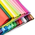 Ambey Papers LLP (Pack of 100 Sheets) 18 GSM | Gift Wrapping Tissue | Kite Paper for Art Craft | Colored Tissue | Colourful Wrapping Large Size 50x66 cm