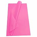 Dark Pink Pack of 100 Sheets Ultra-Thin Tissue Paper, 18 GSM (50 x 75 cm) – Tissue Paper for Gift Bags, Lightweight Crafts, and Garment Wrapping | Not Suitable for Heavy-Duty Wrapping