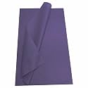 Dark Purple Pack of 100 Sheets Ultra-Thin Tissue Paper, 18 GSM (50 x 75 cm) – Tissue Paper for Gift Bags, Lightweight Crafts, and Garment Wrapping | Not Suitable for Heavy-Duty Wrapping
