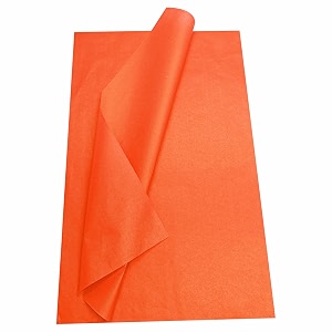 ambey papers llp pack of 30 sheets 18 gsm  gift wrapping paper  kite paper for art craft  colored tissue paper  dark orange wrapping paper large size 50x75 cm