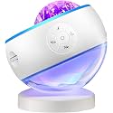Ambient Lighting Sound Machine Aurora Night Light Projector with 30 Sounds,16 Colors Star Northern Lights Projector Bluetooth Speaker, Remote Timer Teen Mood Sensory Light for Autism Portable Speakers