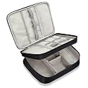 Electronic Gadget Travel Organizer, Electronic Accessories Bag, Gadget Organizer Case, Cable Organizer Bag Portable Electronic Organizer, External Hard Drive Portable Carrying Case (NavyBlue)