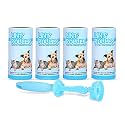 Sticky Lint Remover Roller Hair Remover Cleaner Ideal for Removes Dust from Clothes, Cars, Furniture, Carpet, Sweater, Dust & Dirt, Set of 4 Refill Rolls 240 Sheets, Each Roll in 60 Sheets