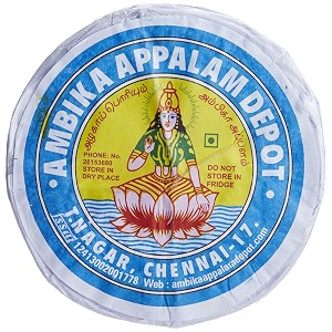 ambika appalam no2 50 nos 5-inch papad 280g