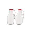 AmbiTech Portable and Safe Medical Grade Plastic Urine pot with cap for Male - 1000 ml (Pack of 2) (Made in India)