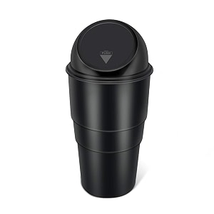 car dustbin  dustbin for car  car trash bin  car bin  car trash can  car bin trash  mini car trash bin  portable trash can for car home office 1 black