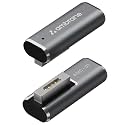 Ambrane Magnetic L-Tip USB C Adapter Compatible with Magnetic 1 MacBook Pro Air, Type-C PD Power Fast Charging Adapter for MacBook Power Supply, MacBook Pro Works with 100W (AMC-01)
