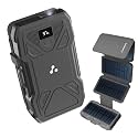 Ambrane Solar Powerbank 10000mAh with 5 Solar Panels, 5 Days Recharge time in Sunlight, 22.5W Fast Charging, USB & Type C Output for iPhone, Android & Other Devices, Led Flashlight (Solar 10k, Black)
