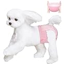Ambreview Disposable Dog Diapers Female, Just Pull It Up, XS 30 PCS