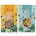 Ambrosia Trail Mix Combo Pack 400g | Morning Trail Mix (200g) &amp; Nut Trail Mix (200g) | Mixed Nuts, Seeds &amp; Dried Berries | Healthy Snack | High Protein | High Fibre | Ready-to-Eat