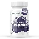 Ambrosial Magnesium Complex Food Supplement | Increases Muscle Functions | Reduces Tiredness | Boosts Energy Levels (pack of 1-60 Capsules)