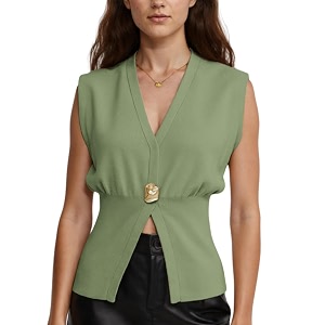 AMEBELLE Womens Vest Tops V Neck Sleeveless