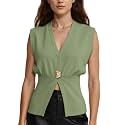 AMEBELLE Womens Vest Tops V Neck Sleeveless