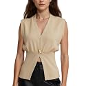 AMEBELLE Womens Vest Tops V Neck Sleeveless