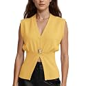 AMEBELLE Womens Vest Tops V Neck Sleeveless
