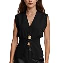 AMEBELLE Womens Vest Tops V Neck Sleeveless