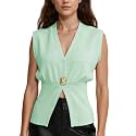 AMEBELLE Womens Vest Tops V Neck Sleeveless