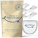 America's ToothFairy Dental Mouth Guard - Premium Protection Against Grinding & Clenching and Sports Injuries - Braces-Friendly, Made in The USA (Adult, Clear) 2 Pack