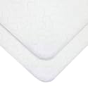 American Baby Company 2 Pack Waterproof Flat Crib Mattress Pad Cover 52x28"
