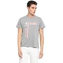 AMERICAN CREW Printed Round Neck T-Shirt for