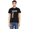 AMERICAN CREW Printed Round Neck T-Shirt for