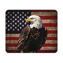 American Eagle Flag Mouse Pad 9.5x7.9 Inch with Anti-Slip Rubber Base