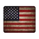 American Flag Mouse Pad 9.5x7.9 Inch with Anti-Slip Rubber Base
