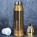 American Flag Stainless Steel Tumbler – 17oz Tumbler with Black USA Flag Design – Patriotic, Fathers Day, 250th Anniversary USA, Birthday Gifts for Veterans, Military, Army, Police
