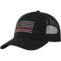 American Flag Trucker Cap, Regular &amp; XL-3XL, Big Head Snapback Patriotic Baseball Hat (Up to Size 8)