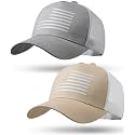 American Flag Trucker HatUSA Hat for Men