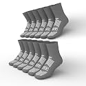 AMERICAN HOSPITAL SUPPLY Grippy Socks | Gray One Size Non Skid Socks | 6 Pairs of Anti-Slip Socks