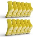 AMERICAN HOSPITAL SUPPLY Non-Slip Hospital Socks, Anti-Skid, Anti-Slip Gripper Socks for Medical or Home Use, 6 Pairs