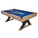 American Legend Billiard Table with Rustic Wood Finish