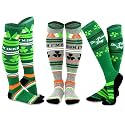 American Patriotic Stars and Stripes Crew Knee High Low Cut Ankle Novelty Socks for Men and Women Multipair