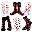 American Patriotic Stars and Stripes Crew Knee High Low Cut Ankle Novelty Socks for Men and Women Multipair