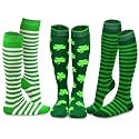 American Patriotic Stars and Stripes Crew Knee High Low Cut Ankle Novelty Socks for Men and Women Multipair