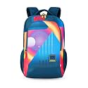 American Tourister Quad 3.0 Style 01 | 33.5L Backpack | School Bag | 3 Compartments | School &amp; College Backpack for Girls and Boys | Spacious Interiors | Legion Blue | 1 Yr Global Warranty