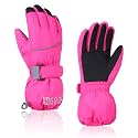American Trends Kids Waterproof Winter Gloves Warm Snow Gloves Boys Girls Ski Gloves Toddler Mittens Windproof