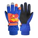 American Trends Kids Waterproof Winter Gloves Warm Snow Gloves Boys Girls Ski Gloves Toddler Mittens Windproof