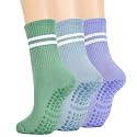 American Trends Pilates Socks with Grips for Women Yoga &amp; Barre - Non Slip